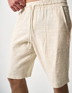 Short Linen Beige