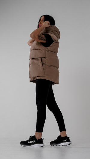 Buffer jacket Camel