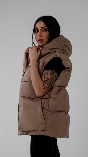 Buffer jacket Camel