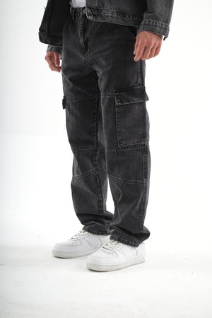 Cargo Jeans Black