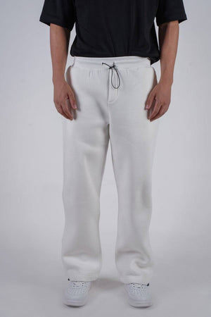 Pants Elastic Plain winter White