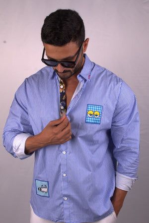 Shirt Graphic Blue