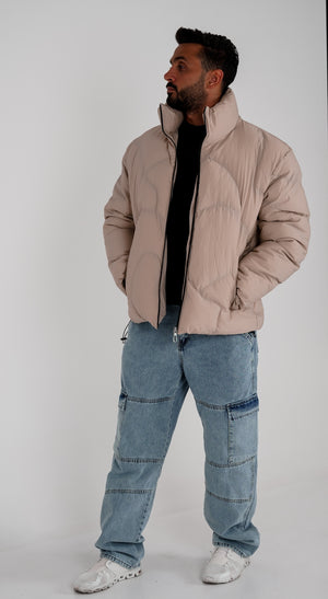 Puffer jacket Beige