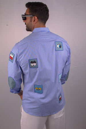 Shirt Graphic Blue