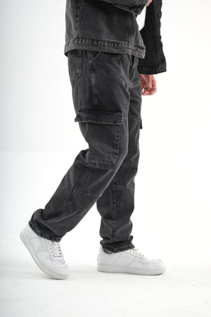 Cargo Jeans Black