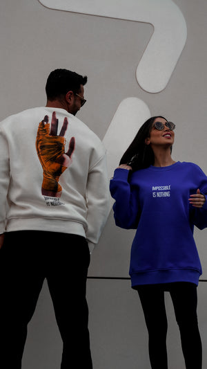 Sweatshirt Off-White hand