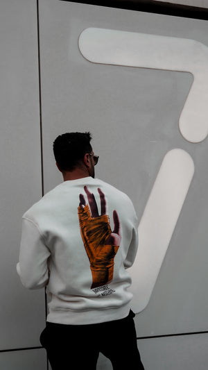 Sweatshirt Off-White hand