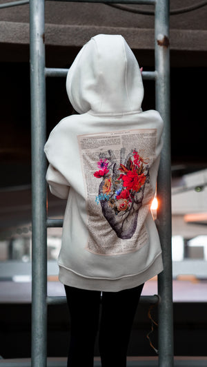 Hoodie Heart Off-White