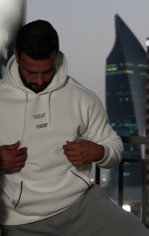 Hoodie basic White