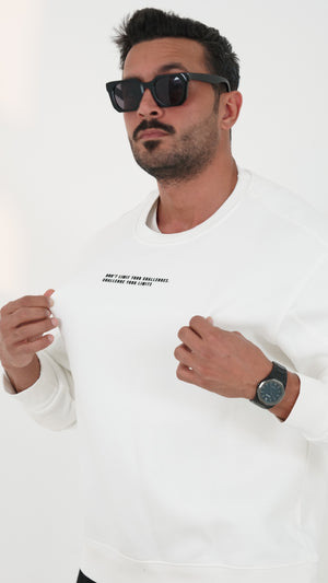 Sweatshirt Dont Limit white