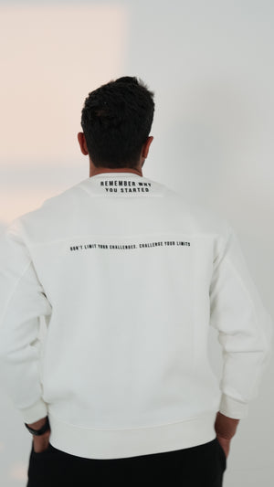 Sweatshirt Dont Limit white