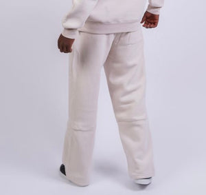 Pants Side Logo Beige