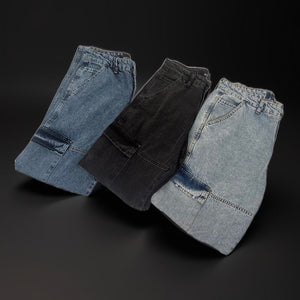 Cargo Jeans Dark Blue