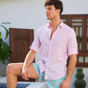 Linen shirt Pink