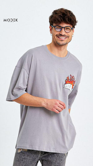 T shirt the Rock Grey