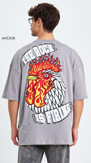 T shirt the Rock Grey