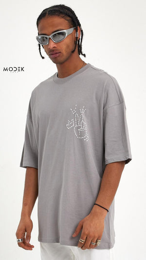 T shirt the Rock Grey