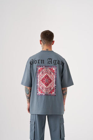 T shirt Born gain Grey over size