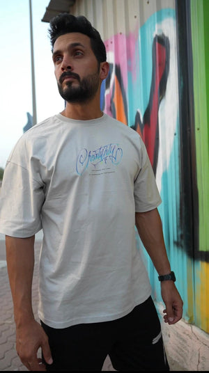 T-Shirt Not At Home Grey