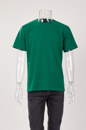 Plain T-Shirt Regular Size Green