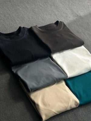 Plain T-Shirt Over Size white