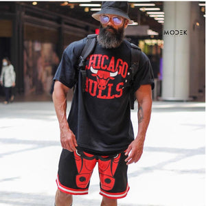 T Shirt Chcago Bulls Black