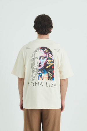 T-shirt over size Mona Lisa Beige