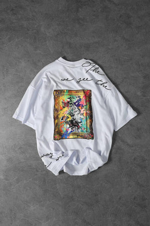 T-shirt over size MultiColor