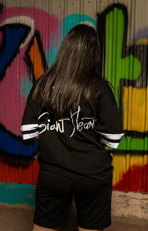 T Shirt teddy Black