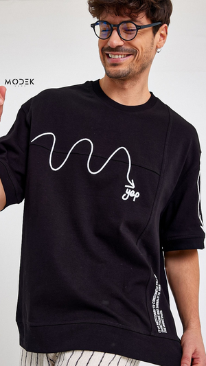 T shirt Yep black