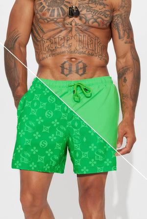 swimming shorts Green