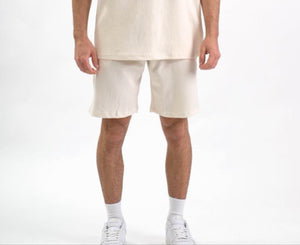 Short Plain Linen off white