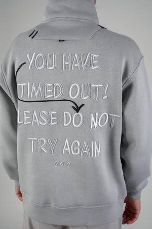 Hoodie Grey zip-up