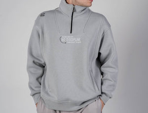 Hoodie Grey zip-up