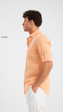 Linen shirt Orange