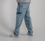 Cargo Jeans Light Blue