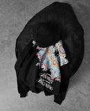 Hoodie Over Size Black Vintage