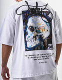 T-shirt skull White over size