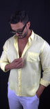 Linen shirt Yellow