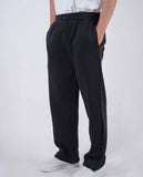 Pants Elastic Plain winter Black