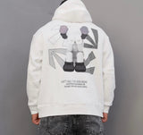 Hoodie Kaws white