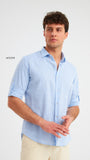 Linen shirt baby blue