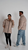 Puffer jacket Beige