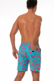 Swimming shorts flamingo Blue