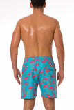 Swimming shorts flamingo Blue