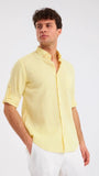 Linen shirt Yellow