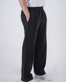 Pants Elastic Plain winter Black