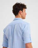 Linen shirt baby blue