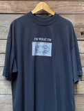 T-Shirt Slow Down Blue Over Size