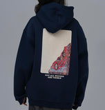 Hoodie Over Size clean minimal design and statement back print